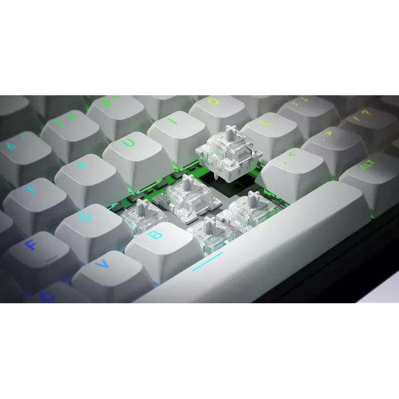 Teclado Gaming HATOR Skyfall 65 MAG ULTRA 8K USB QWERTY US-English Preto, Branco
