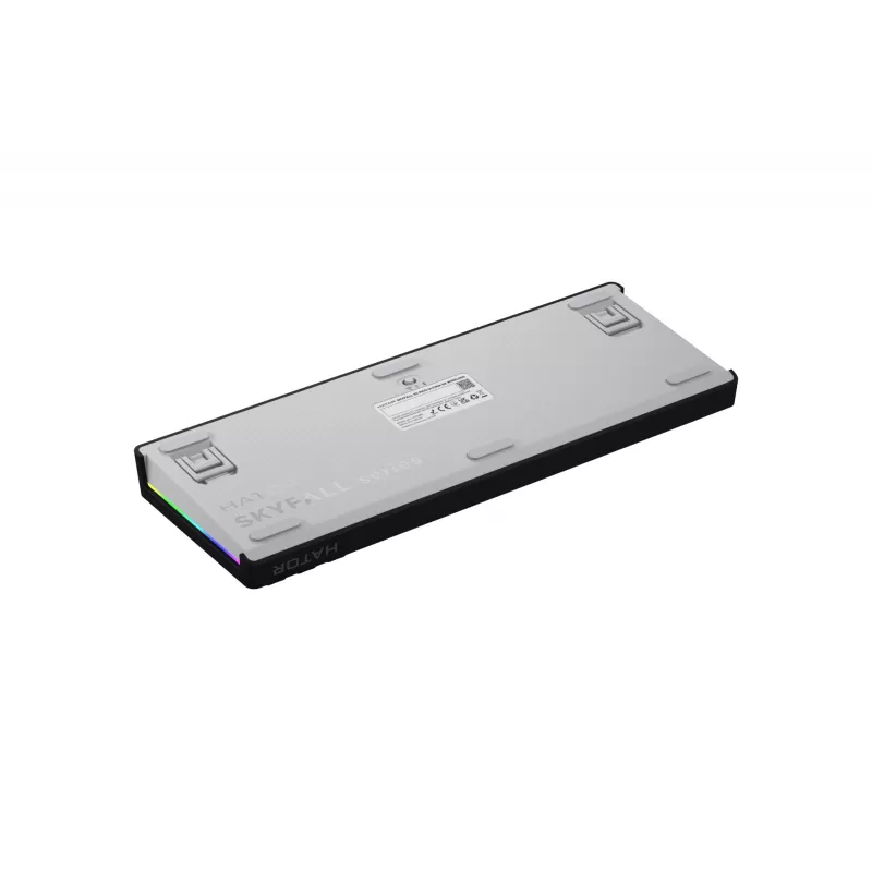 Teclado Gaming sem fios HATOR Skyfall 65 MAG ULTIMA 8K USB + RF Wireless + Bluetooth QWERTY US English Preto, Branco