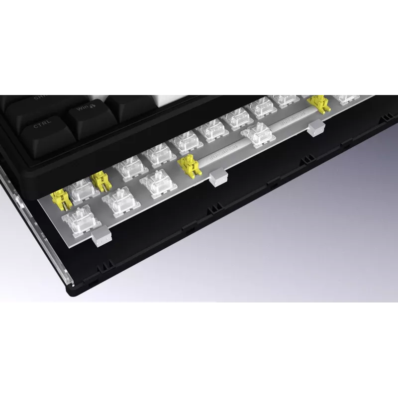 Teclado Gaming sem fios HATOR Skyfall 65 MAG ULTIMA 8K USB + RF Wireless + Bluetooth QWERTY US English Preto, Branco