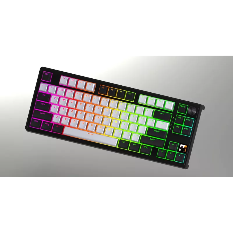 Teclado Gaming sem fios HATOR Skyfall 65 MAG ULTIMA 8K USB + RF Wireless + Bluetooth QWERTY US English Preto, Branco