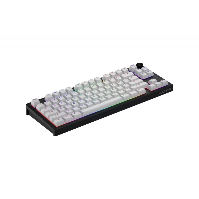 Teclado Gaming HATOR Skyfall 80 MAG ULTRA 8K USB QWERTY US-English Preto, Branco