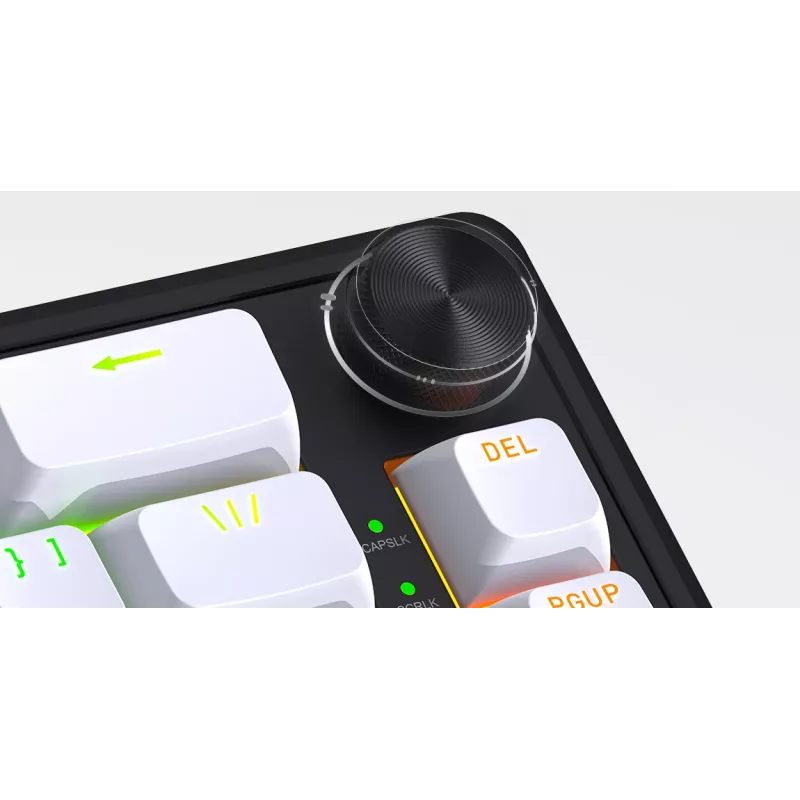 Teclado Gaming HATOR Skyfall 80 MAG ULTRA 8K USB QWERTY US-English Preto, Branco