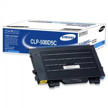 Cartucho de toner Samsung CLP-500D5C Original Ciano