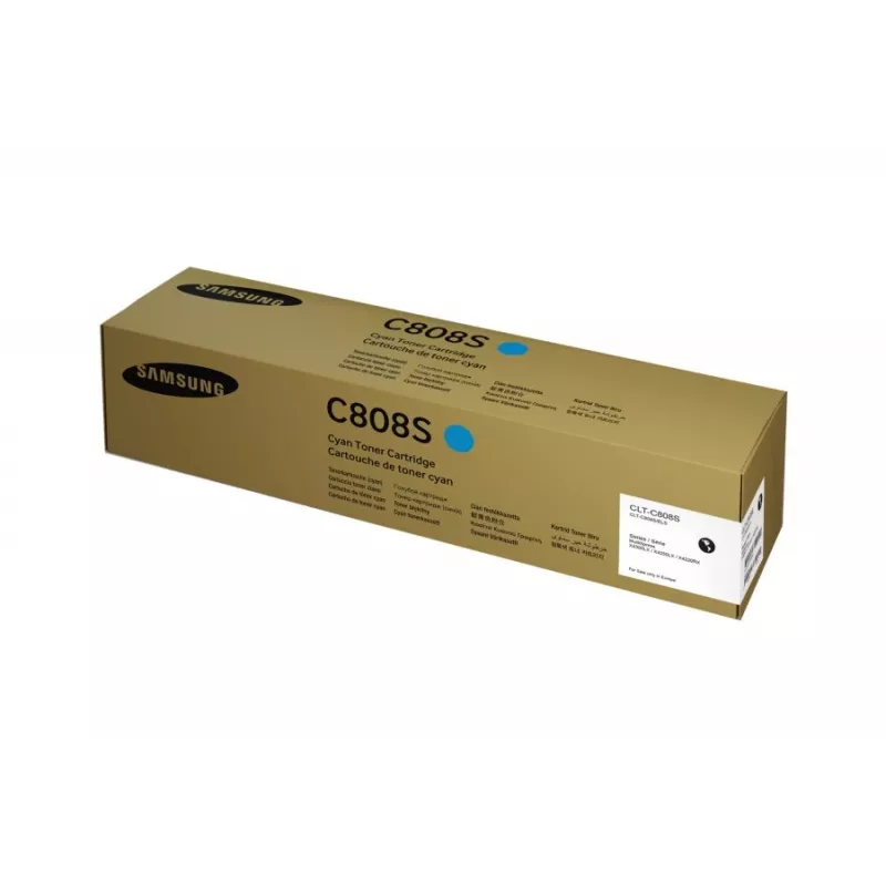 Cartucho de toner Samsung CLT-C808S Ciano, Original, Laser, alcance 20.000 páginas, 1 unid.