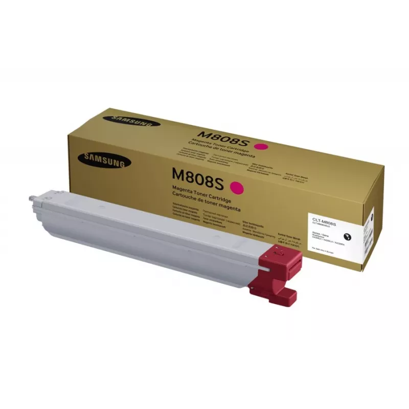 Cartucho de toner Samsung CLT-M808S Magenta, Laser, alcance 20.000 páginas, 1 unid.