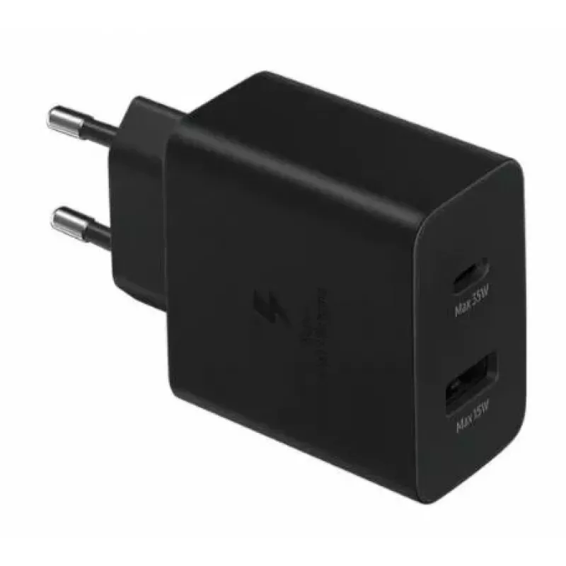 Carregador Samsung EP-TA220NBEGEU para dispositivos móveis Auscultadores, Headset, Portátil, Smartphone, Smartwatch, Tablet Preto AC Interior