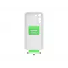 Capa traseira de silicone com banda Branca Samsung Galaxy S21 FE