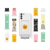 Capa traseira de silicone com banda Branca Samsung Galaxy S21 FE