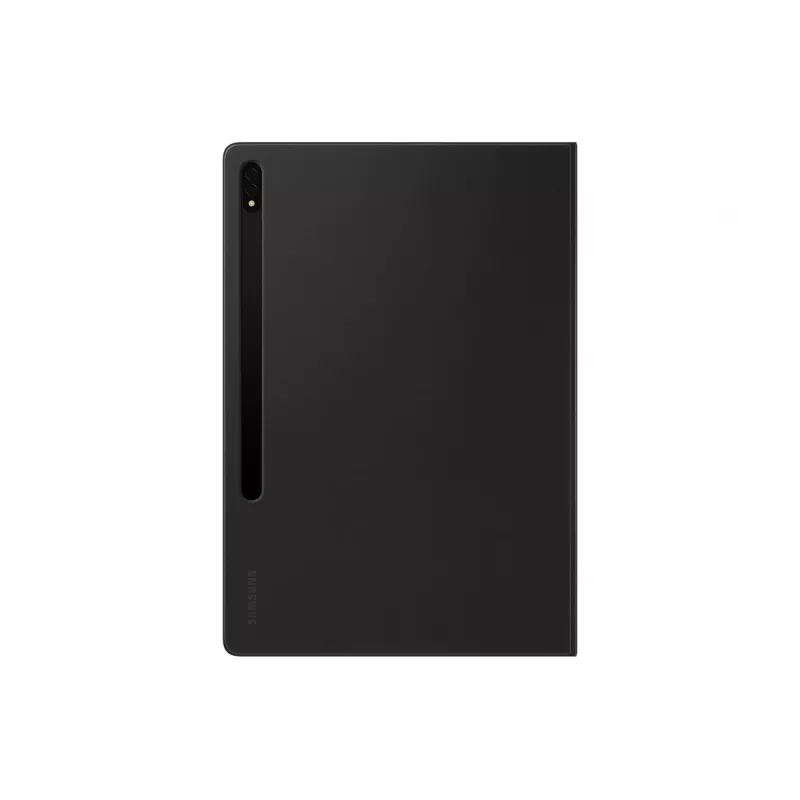 Capa tipo folio para tablet Samsung EF-ZX800P para Galaxy Tab S8+ / S7+ / S7 FE, compatível com ecrã de 12,7 polegadas, Preta