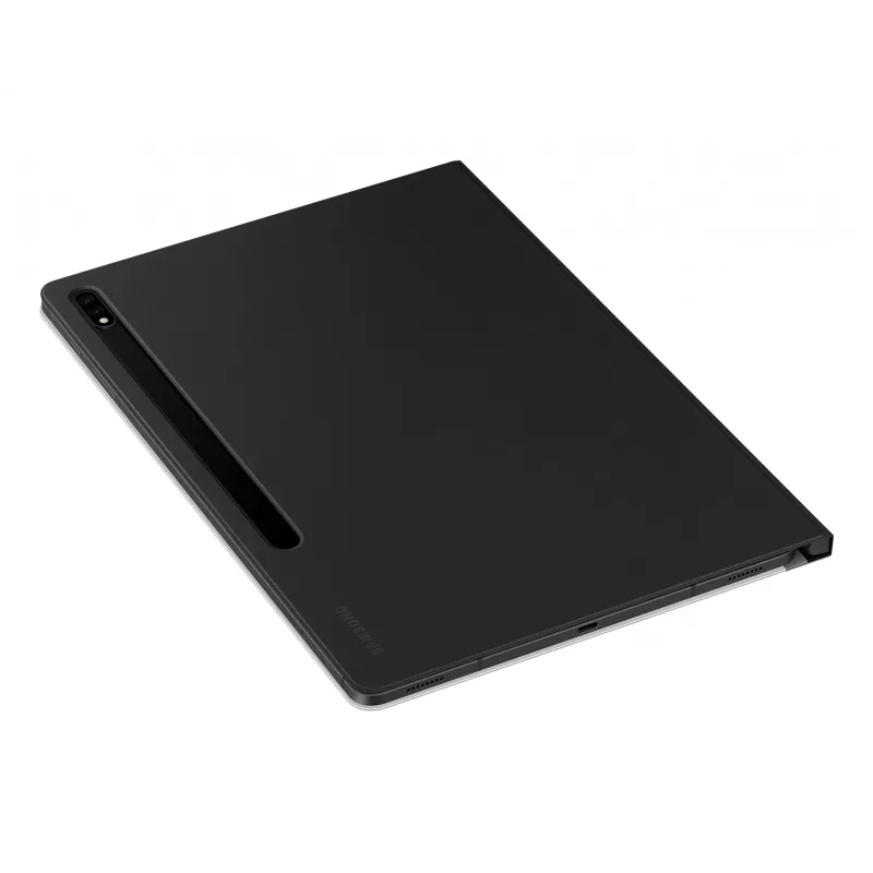 Capa tipo folio para tablet Samsung EF-ZX800P para Galaxy Tab S8+ / S7+ / S7 FE, compatível com ecrã de 12,7 polegadas, Preta
