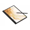 Capa tipo folio para tablet Samsung EF-ZX800P para Galaxy Tab S8+ / S7+ / S7 FE, compatível com ecrã de 12,7 polegadas, Preta