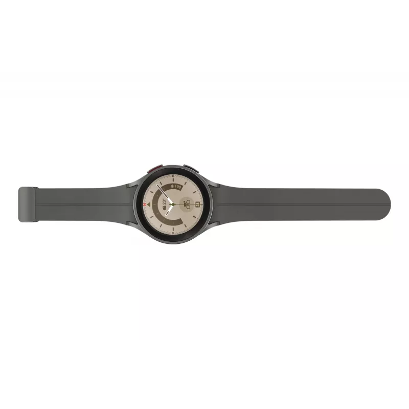 Samsung Galaxy Watch5 Pro 3,56 cm (1,4 inch) OLED 45 mm Digital 450 x 450 píxeis Ecrã tátil Titânio Wi-Fi GPS (Satélite)