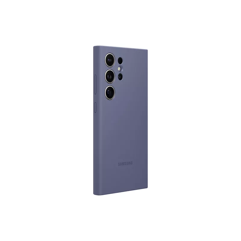 Capa de silicone Samsung Galaxy S24 Ultra Violeta Monocromático
