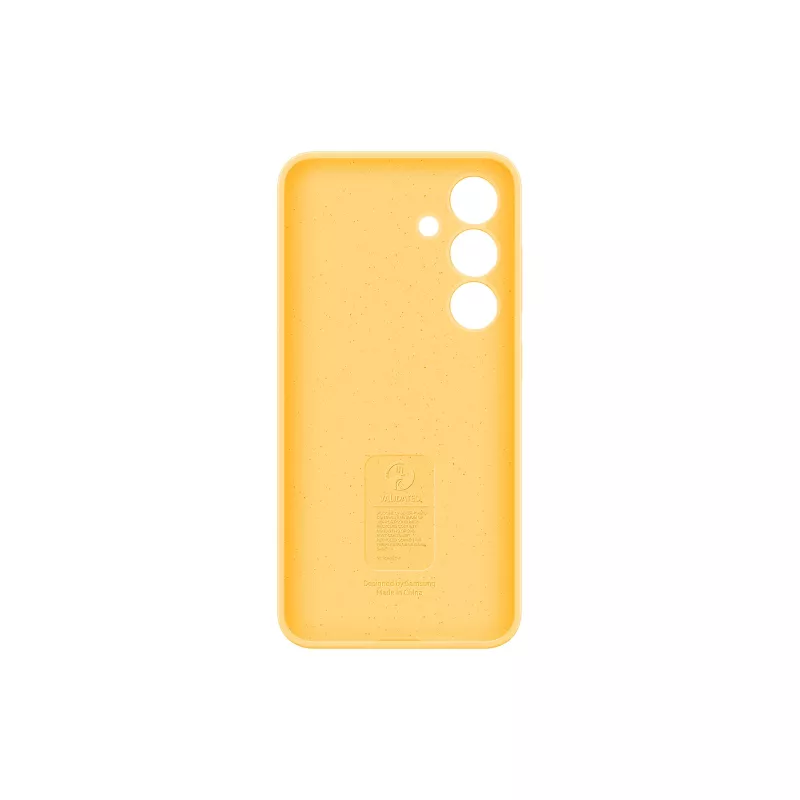 Samsung Galaxy S24 Capa de silicone Amarelo Monocromático