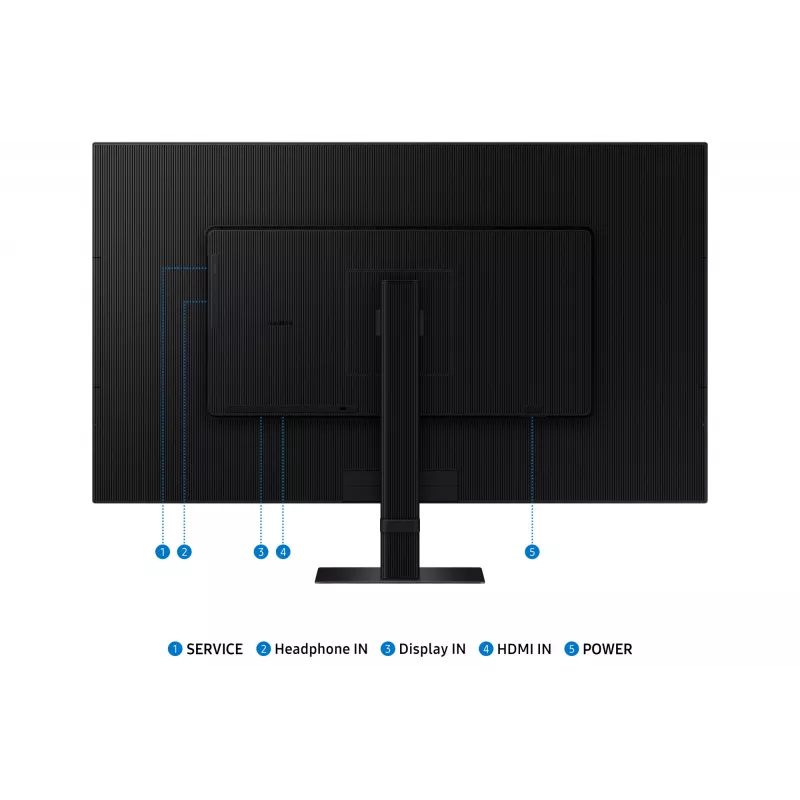 Samsung S70D Monitor de computador 81,3 cm (32 inch) 3840 x 2160 píxeis 4K Ultra HD LED Preto
