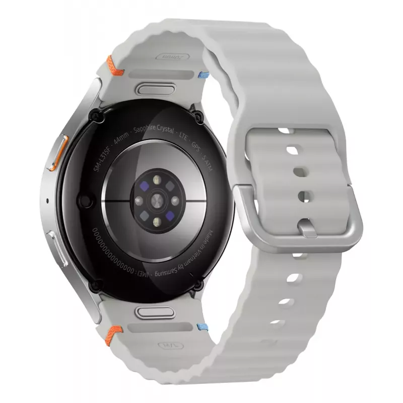 Samsung Galaxy Watch7 3,81 cm (1,5 inch) AMOLED 44 mm Digital 480 x 480 píxeis Ecrã tátil 4G Prateado WLAN GPS (satélite)