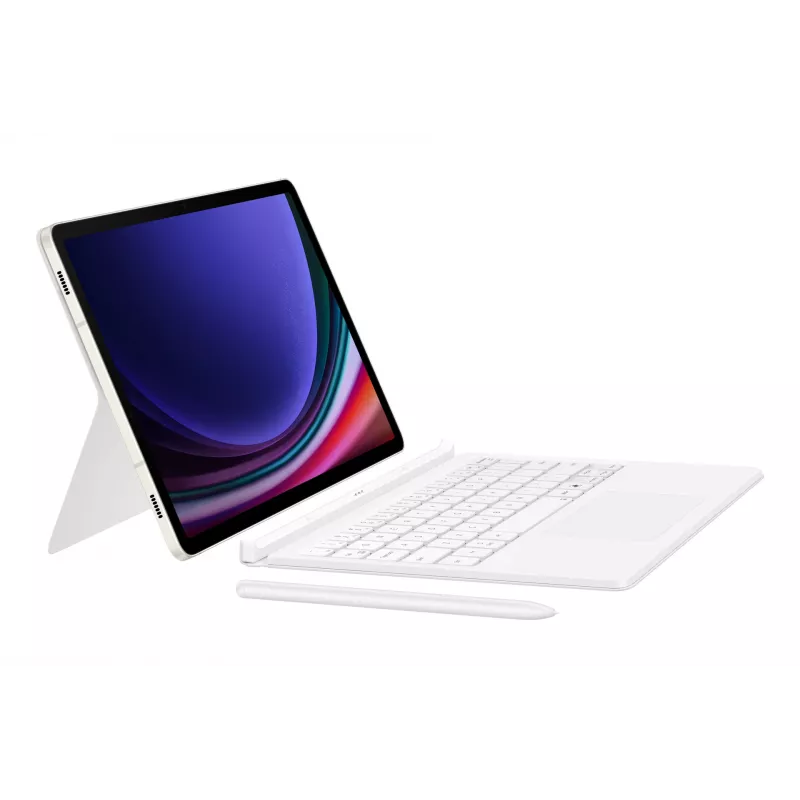 Samsung EF-DX725 QWERTY Inglês Touchpad Branco