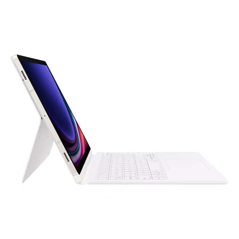 Samsung EF-DX725 QWERTY Inglês Touchpad Branco