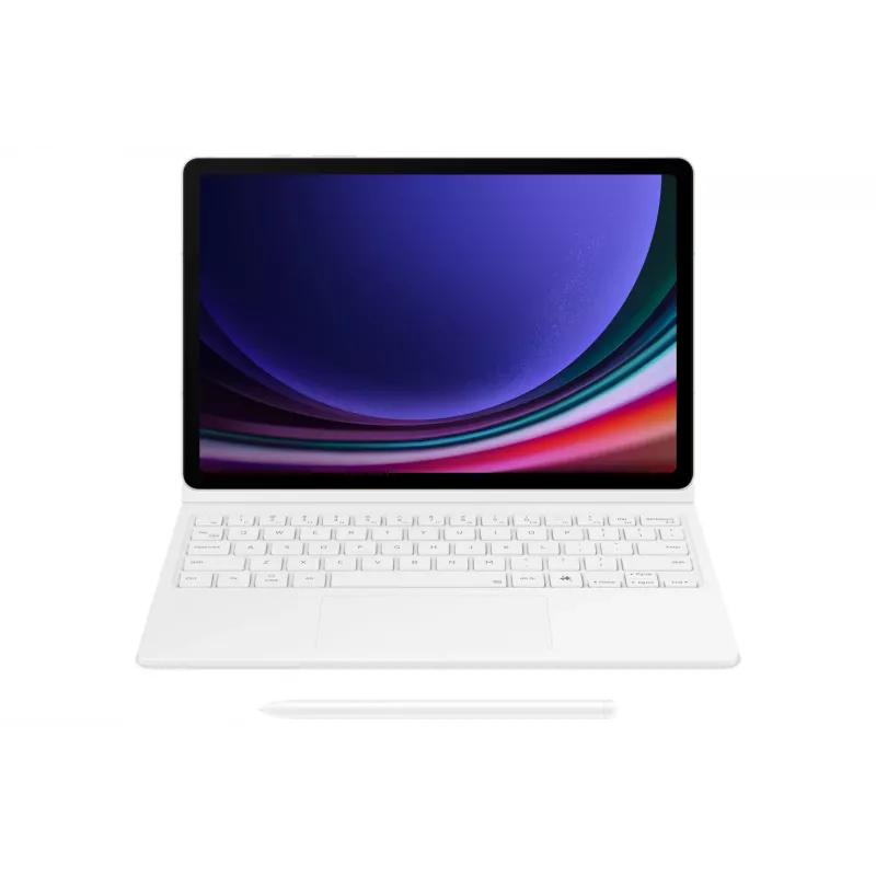 Samsung EF-DX725 QWERTY Inglês Touchpad Branco