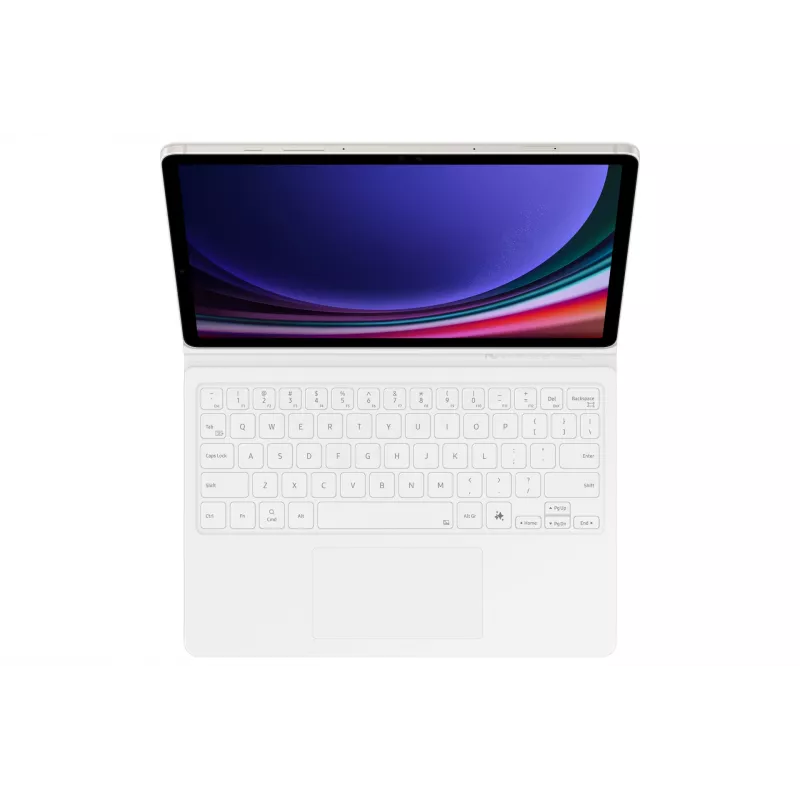 Samsung EF-DX725 QWERTY Inglês Touchpad Branco