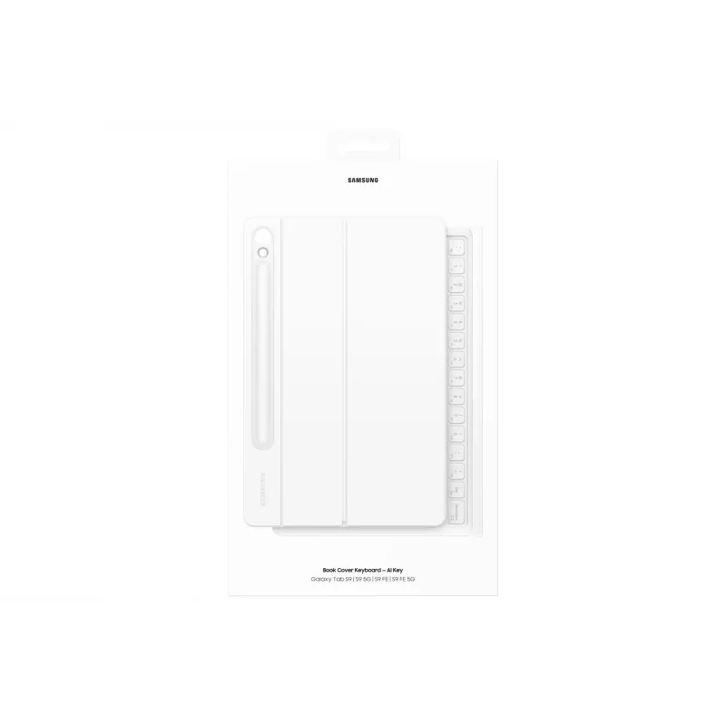 Samsung EF-DX725 QWERTY Inglês Touchpad Branco
