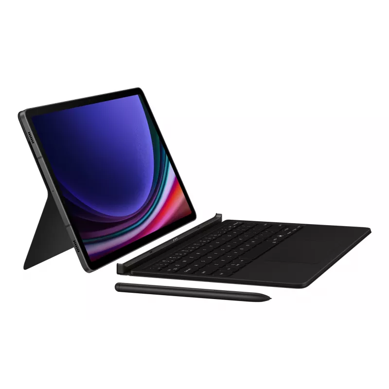 Teclado Samsung EF-DX725 QWERTY Inglês Touchpad Preto