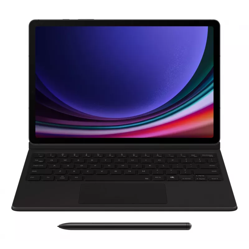 Teclado Samsung EF-DX725 QWERTY Inglês Touchpad Preto