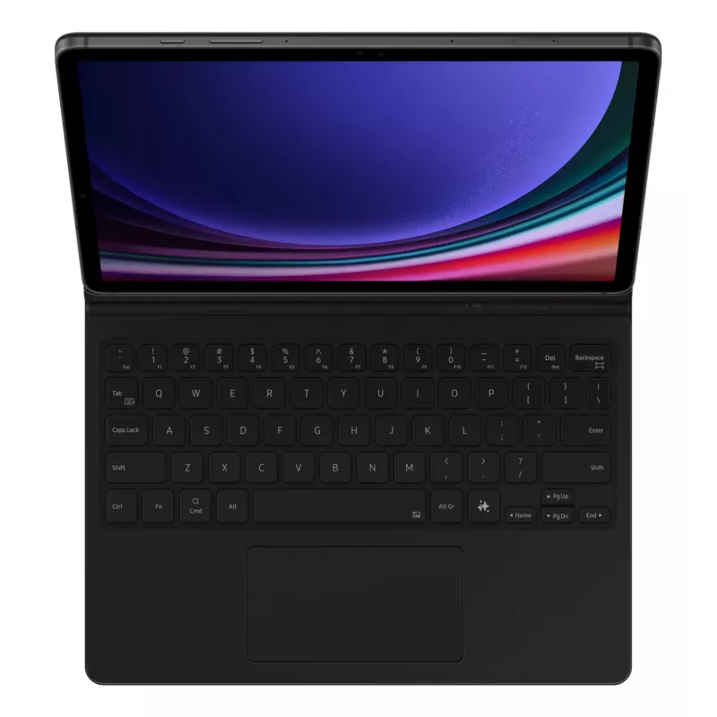 Teclado Samsung EF-DX725 QWERTY Inglês Touchpad Preto