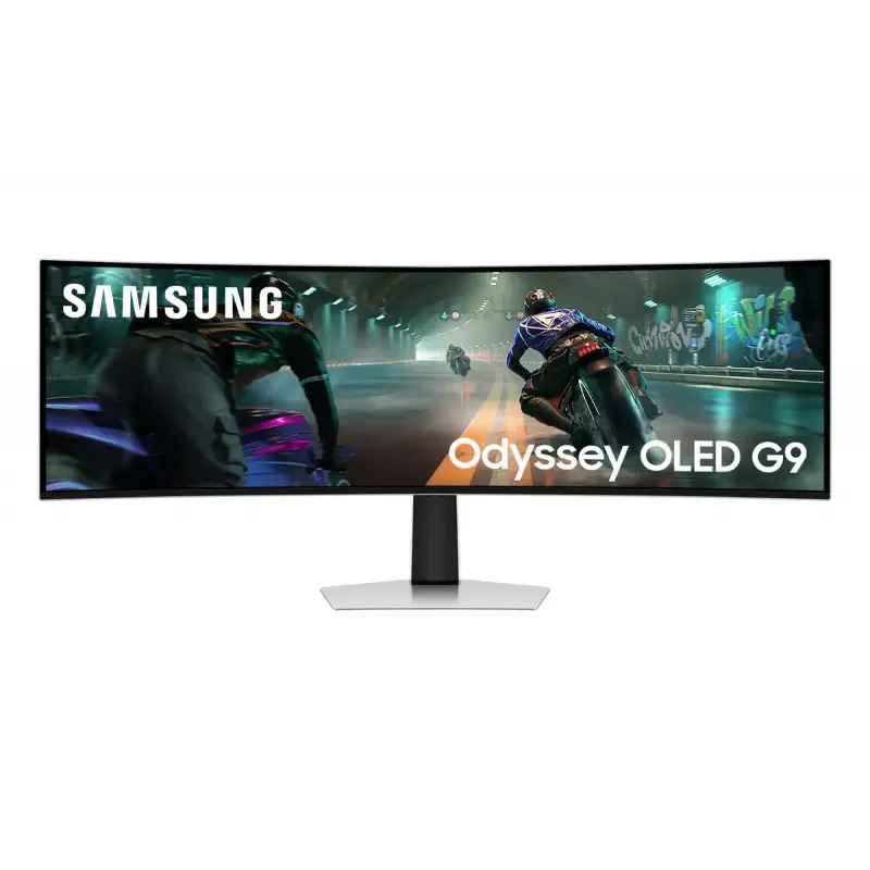Samsung G91SD monitor de computador 124,5 cm (49 polegadas) 5120 x 1440 píxeis Dual QHD OLED prata