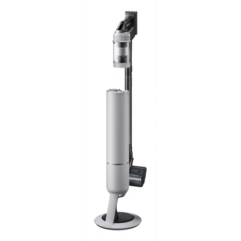 Aspirador vertical 2-em-1 Samsung VS80F28ELP Bateria Seco HEPA, Micro Sem saco 0,5 l 770 W Cinzento 2,2 Ah