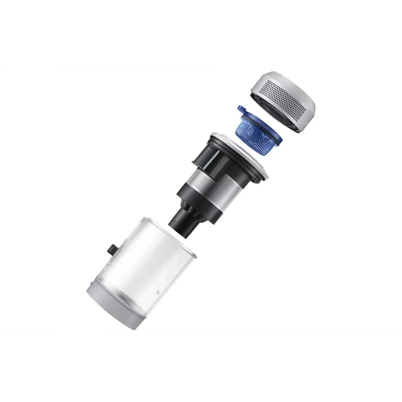 Aspirador vertical 2-em-1 Samsung VS80F28ELP Bateria Seco HEPA, Micro Sem saco 0,5 l 770 W Cinzento 2,2 Ah