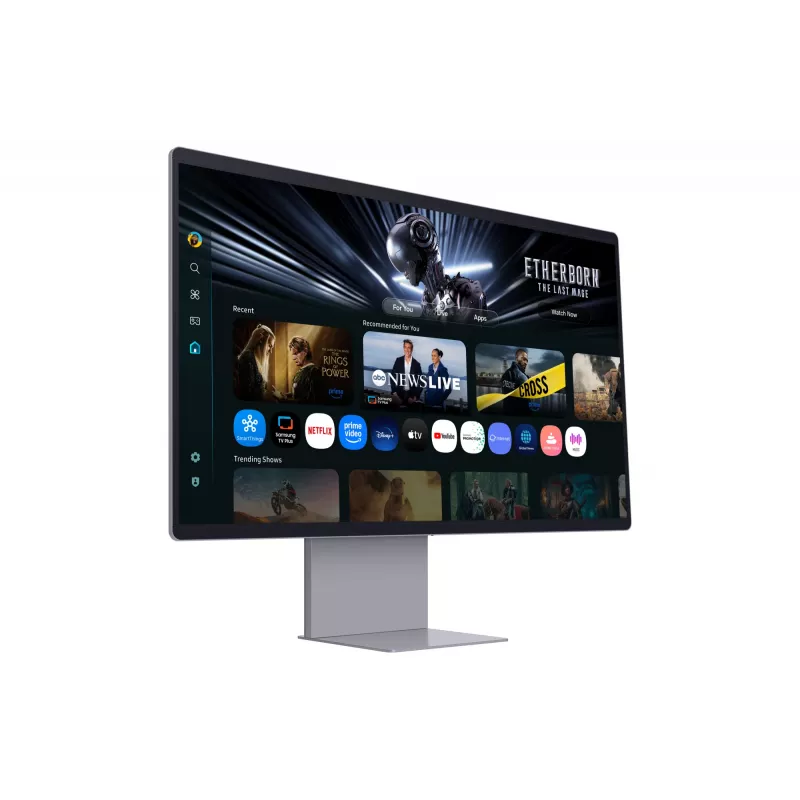Monitor Samsung M90SF 81,3 cm (32 inch) 3840 x 2160 píxeis 4K Ultra HD OLED Prateado