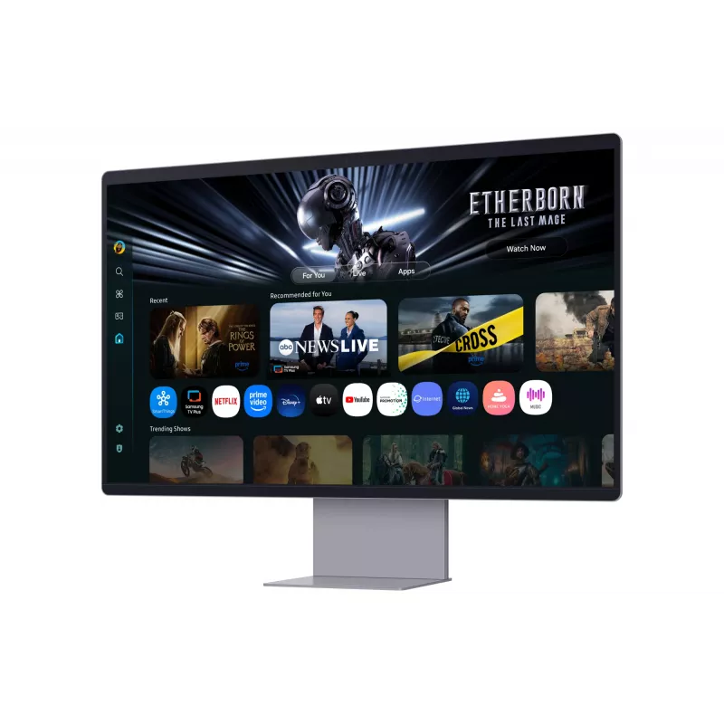 Monitor Samsung M90SF 81,3 cm (32 inch) 3840 x 2160 píxeis 4K Ultra HD OLED Prateado