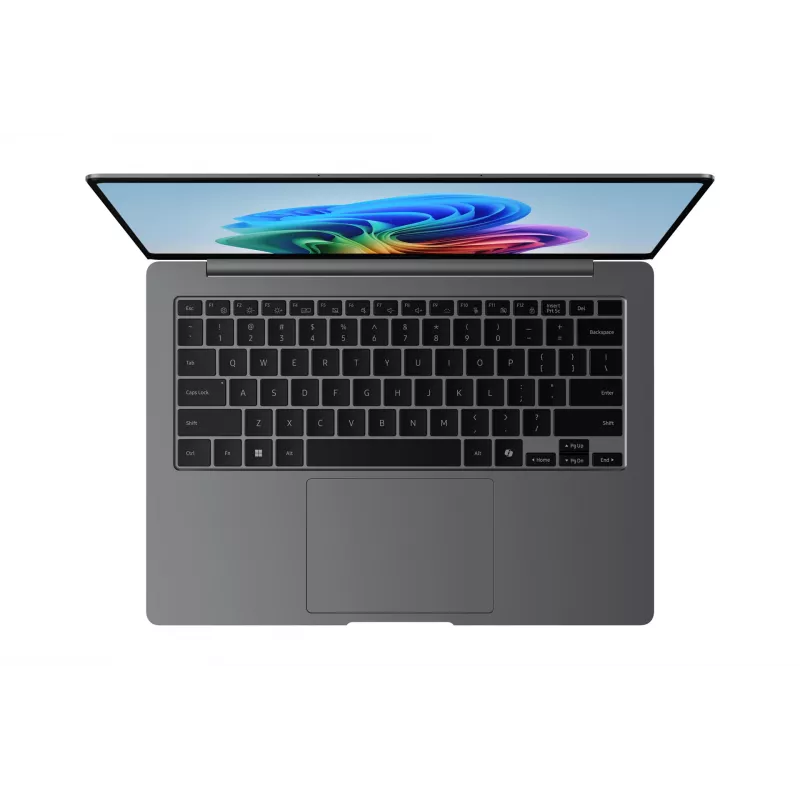 Samsung Book5 Pro 14 polegadas W11P U7 16/512 GB Copilot+ PC Intel Core Ultra 7 256V Portátil 35,6 cm (14 polegadas) Ecrã tátil WQXGA+ 16 GB LPDDR5x-SDRAM SSD Wi-Fi 7 (802.11be) Windows 11 Pro US International Cinzento