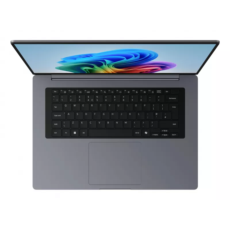 Samsung Galaxy Book6 Copilot+ PC Intel Core Ultra 7 355 Portátil 40,6 cm (16 polegadas) WUXGA 16 GB LPDDR5x-SDRAM 1 TB SSD Wi-Fi 6E (802.11ax) Windows 11 Home Cinzento
