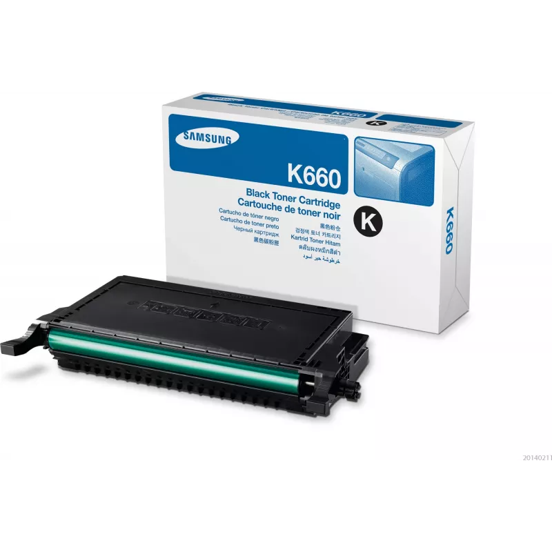Samsung CLP-K660A Cartucho de toner Preto, 2500 páginas, Preto, 1 unid.