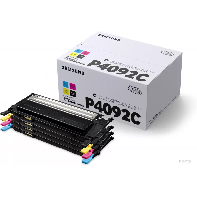 Samsung CLT-P4092C pack de 4 toners preto/ciano/magenta/amarelo