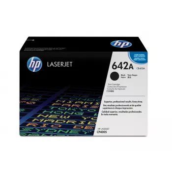 HP 642A toner original LaserJet preto 1 unid.