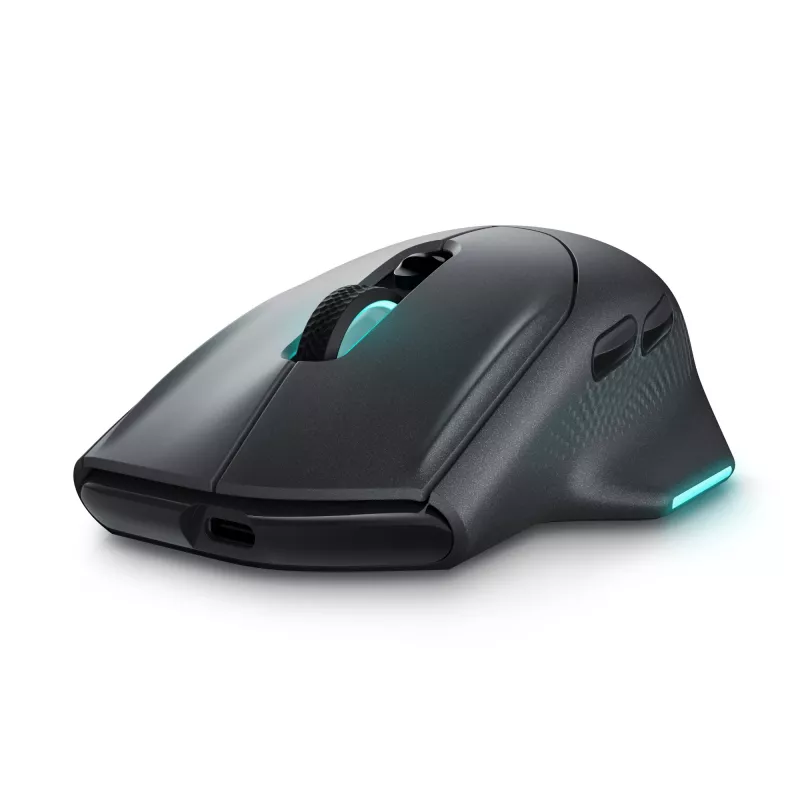 Alienware AW620M Rato gaming para destro RF wireless + USB Type-C ótico 26000 DPI