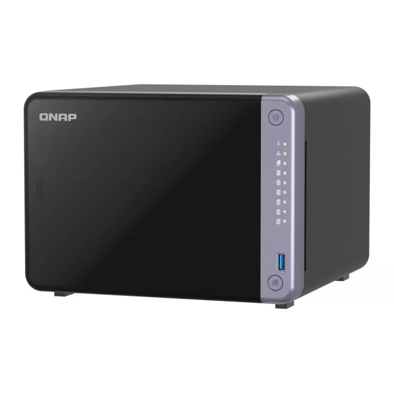 QNAP TS-632X-4G NAS/servidor de armazenamento Torre Alpine Alpine AL-524 4 GB DDR4 QNAP QTS preto