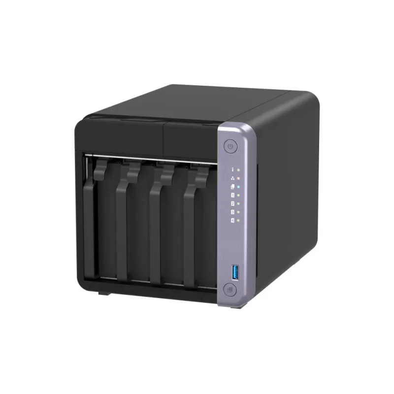 QNAP TS-432X-4G NAS/servidor de armazenamento Torre Alpine Alpine AL-524 4 GB DDR4 QNAP QTS preto