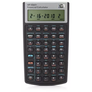 HP 10bII+, formato de bolso, finanças, 1 linha, preto