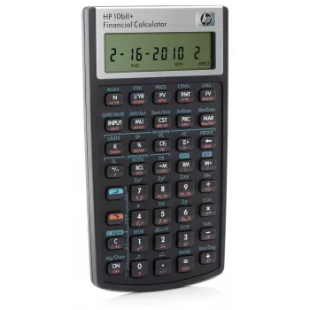 HP 10bII+, formato de bolso, finanças, 1 linha, preto