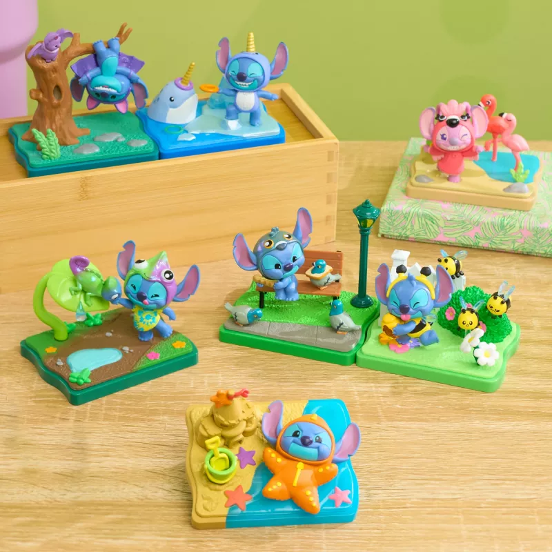 Just Play Happy Haul Stitch Goes Wild figuras colecionáveis blind boxes