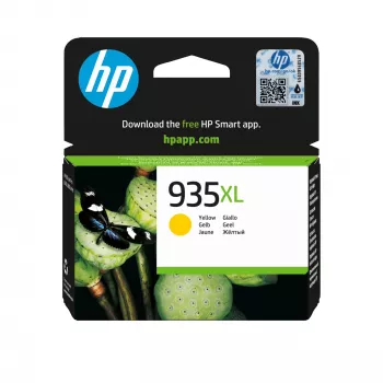 HP 935XL tinteiro original amarelo de alta capacidade, amarelo, 1 unid., 825 páginas