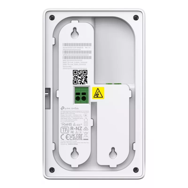 TP-Link Omada EAP625GP-WALL ponto de acesso sem fios 1201 Mbit/s branco Power over Ethernet (PoE)