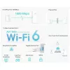 TP-Link TL-WPA7817 KIT adaptador PowerLine 1000 Mbit/s Ethernet LAN Wi-Fi branco 2 unid.