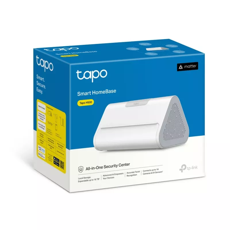 Unidade base TP-Link Tapo H500 interior com fios sem fios branco