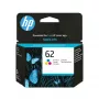 HP 62 tricolor tinta original, ciano, magenta, amarelo, 1 unid., 165 páginas