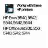 HP 62 tricolor tinta original, ciano, magenta, amarelo, 1 unid., 165 páginas